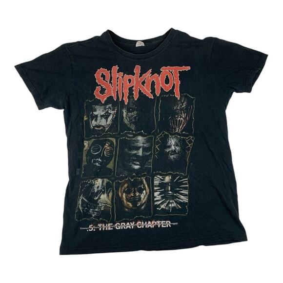 Slipknot unisex fit size small .5 the gray chapter black band tee metal 2014 - Picture 1 of 9